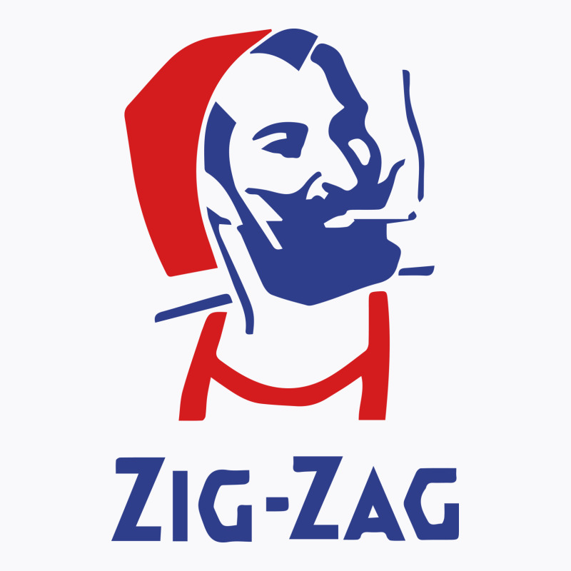 Custom Vintage Zig Zag Man Logo Tshirt By Mdk Art Artistshot