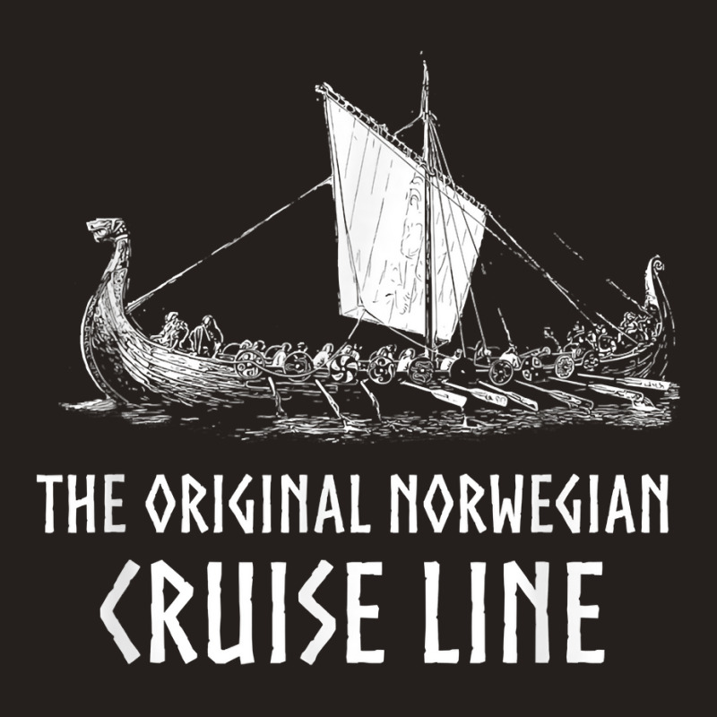 Mens Viking Ship Cruise Line   Nordic Mythology Longship Gift T Shirt Tank Top | Artistshot