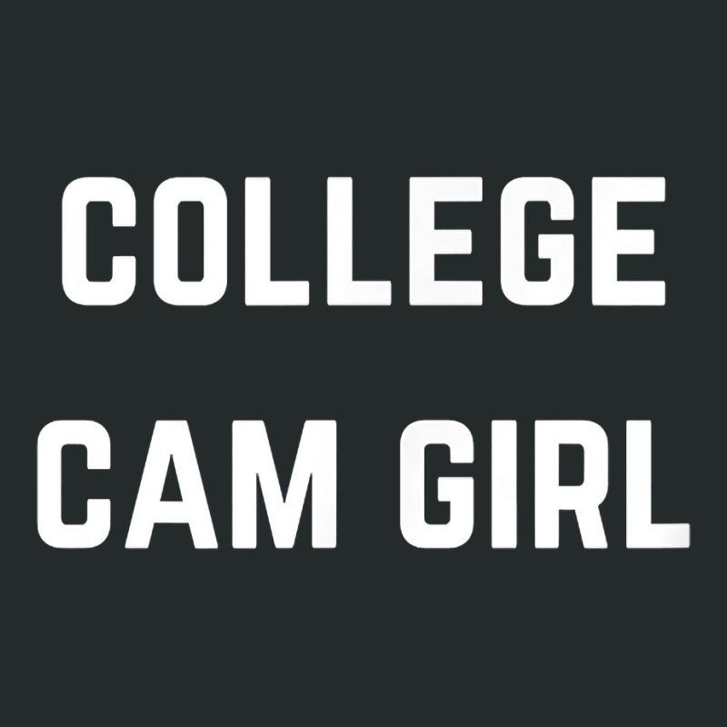 College Cam Girl   Private Webcam Girl T Shirt Women's Triblend Scoop T-shirt by AshleyPenez | Artistshot