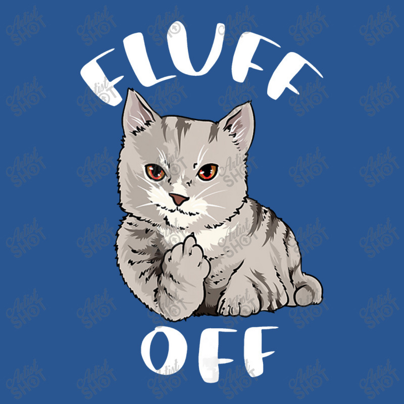 Funny Cat Flipping Off Middle Finger Fluff Off Anti People T-shirt | Artistshot