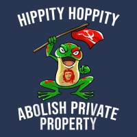 Funny Hippity Hoppity Abolish Private Property Frog Gift Men T Shirt Ladies Denim Jacket | Artistshot