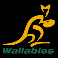 Wallabies Gold Logo V-neck Tee | Artistshot