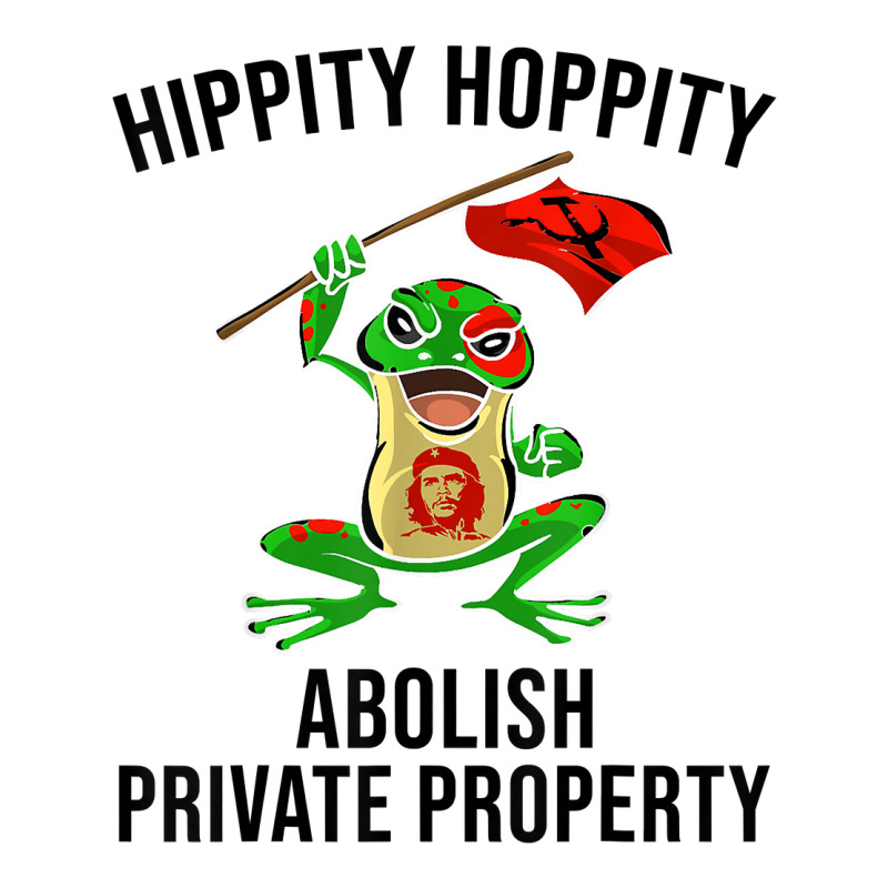 Funny Hippity Hoppity Abolish Private Property Frog Gift Men T Shirt Men's Long Sleeve Pajama Set by AshleyPenez | Artistshot