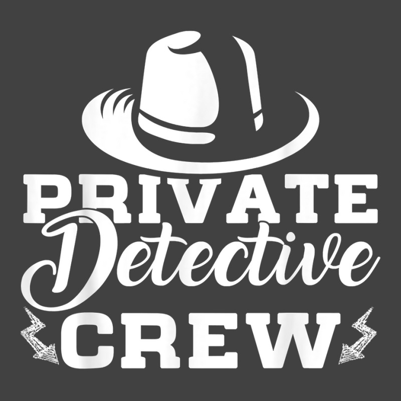 Funny Private Detective Crew Investigator Spy T Shirt Vintage T-Shirt by MoczoTenleigh | Artistshot