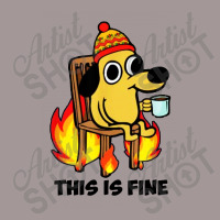 This Is Fine Dog Vintage Short | Artistshot