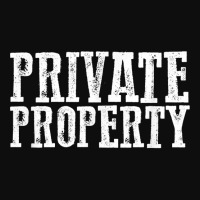 Funny Private Property T Shirt Crop Top | Artistshot