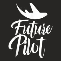 Future Pilot Private Aircraft Small Airplane T Shirt Ladies Fitted T-shirt | Artistshot