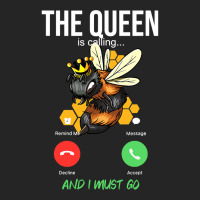 Bee Beekeeper Queen Is Calling Honey Bee With Crown Beekeeper Apiarist Unisex Hoodie | Artistshot