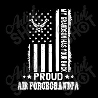 My Grandson Has Your Back Proud Air Force Grandpa Long Sleeve Shirts | Artistshot