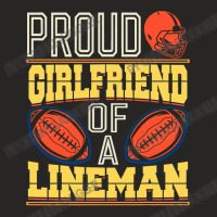 Football Funny Football Lineman Girlfriend 2 Ladies Fitted T-shirt | Artistshot