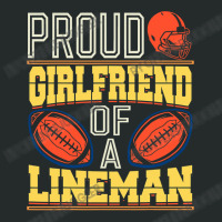 Football Funny Football Lineman Girlfriend 2 Women's Triblend Scoop T-shirt | Artistshot