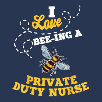 I Love Bee Ing A Private Duty Nurse Honey Bee Job Profession T Shirt Men Denim Jacket | Artistshot