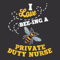 I Love Bee Ing A Private Duty Nurse Honey Bee Job Profession T Shirt Vintage Hoodie And Short Set | Artistshot