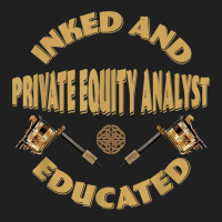 Inked And Educated Private Equity Analyst T Shirt Ladies Polo Shirt | Artistshot