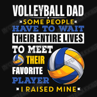 Volleyball Sport Lover Mens Volleyball Dad Some People Have To Wait Th Crop Top | Artistshot