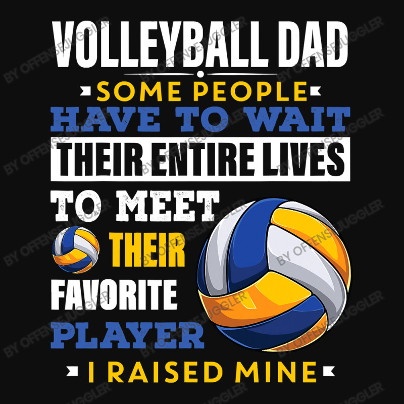 Volleyball Sport Lover Mens Volleyball Dad Some People Have To Wait Th Crop Top by offensejuggler | Artistshot