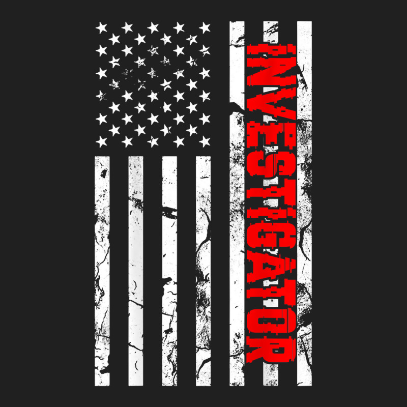 Investigator American Flag, Private Detective Men Women's T Shirt Ladies Polo Shirt by MoczoTenleigh | Artistshot