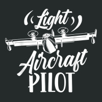 Light Aircraft Pilot Small Airplane Private T Shirt Women's Triblend Scoop T-shirt | Artistshot