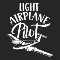 Light Airplane Pilot Private Aircraft Small Airplane T Shirt Ladies Fitted T-shirt | Artistshot