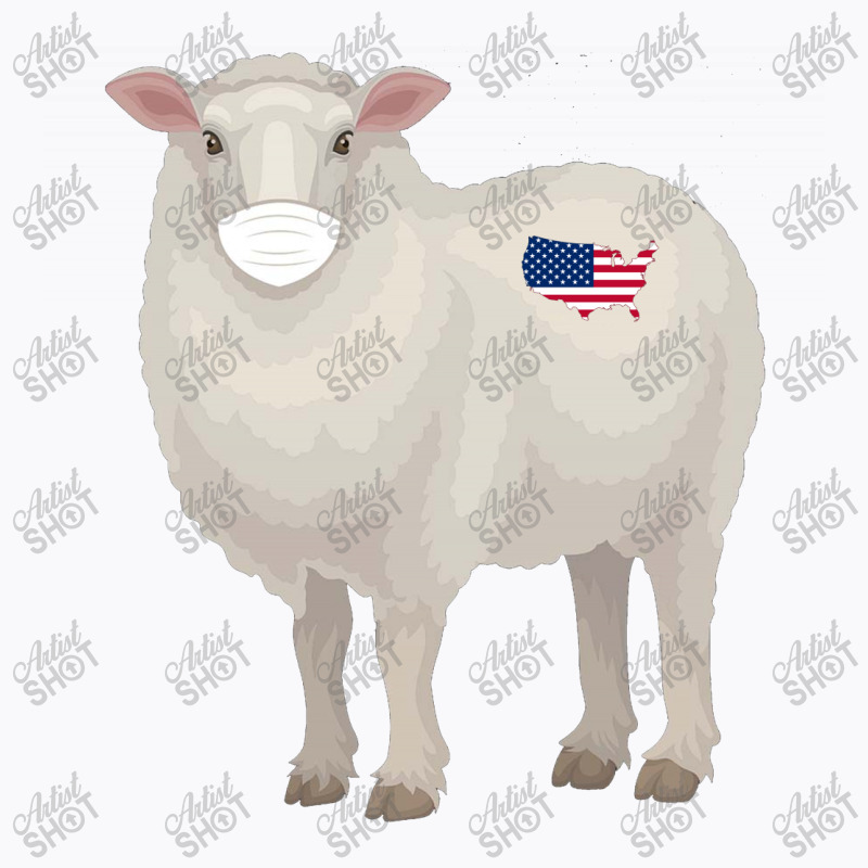 Sheep Mask America T-shirt | Artistshot