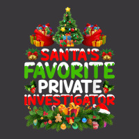 Lighting Santa's Favorite Private Investigator Christmas T Shirt Ladies Curvy T-shirt | Artistshot