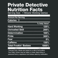 Mens Private Detective Nutrition Facts Funny T Shirt Women's Triblend Scoop T-shirt | Artistshot