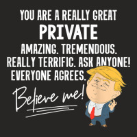 Funny Trump 2020 Really Great Private Gift Shirt T Shirt Ladies Fitted T-shirt | Artistshot