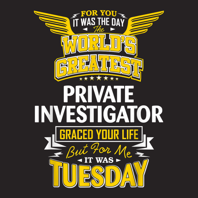 Pi Idea Funny Worlds Greatest   Private Investigator T Shirt Vintage Cap by MoczoTenleigh | Artistshot