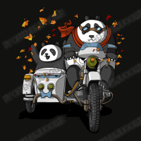 Bear Funny Panda Bears Riding Motorcycle Scorecard Crop Tee | Artistshot