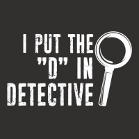 Private Detective Investigator Funny Distressed Typography T Shirt Champion Hoodie | Artistshot