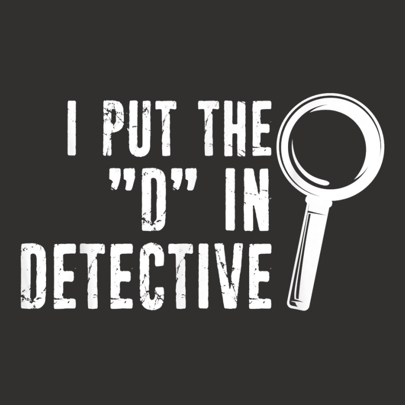 Private Detective Investigator Funny Distressed Typography T Shirt Champion Hoodie by AshleyPenez | Artistshot