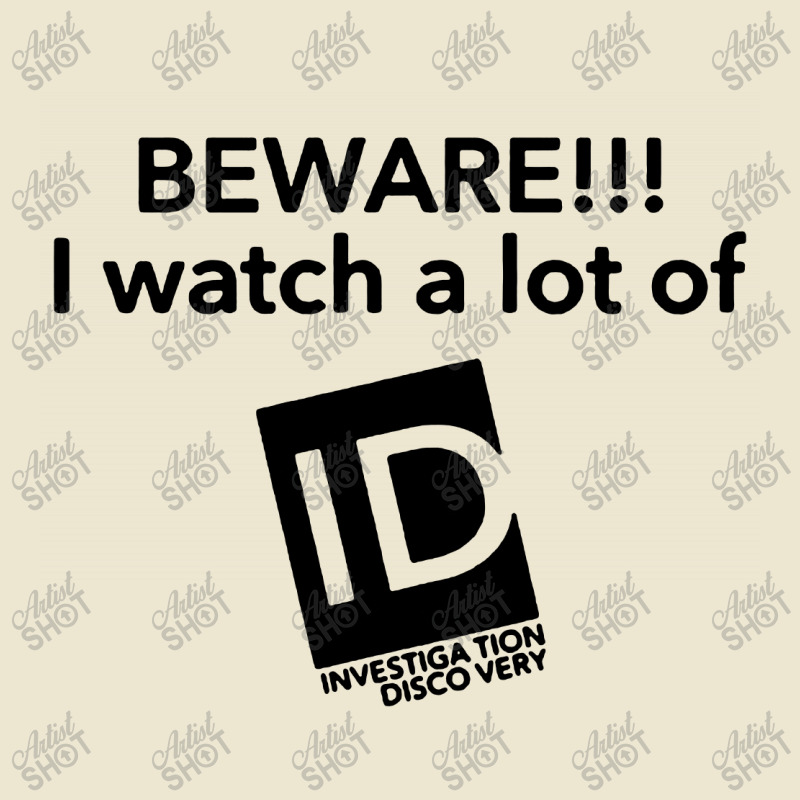 Beware I Watch A Lot Of Id Investigation Discovery Cropped Hoodie by Li Min Ho | Artistshot