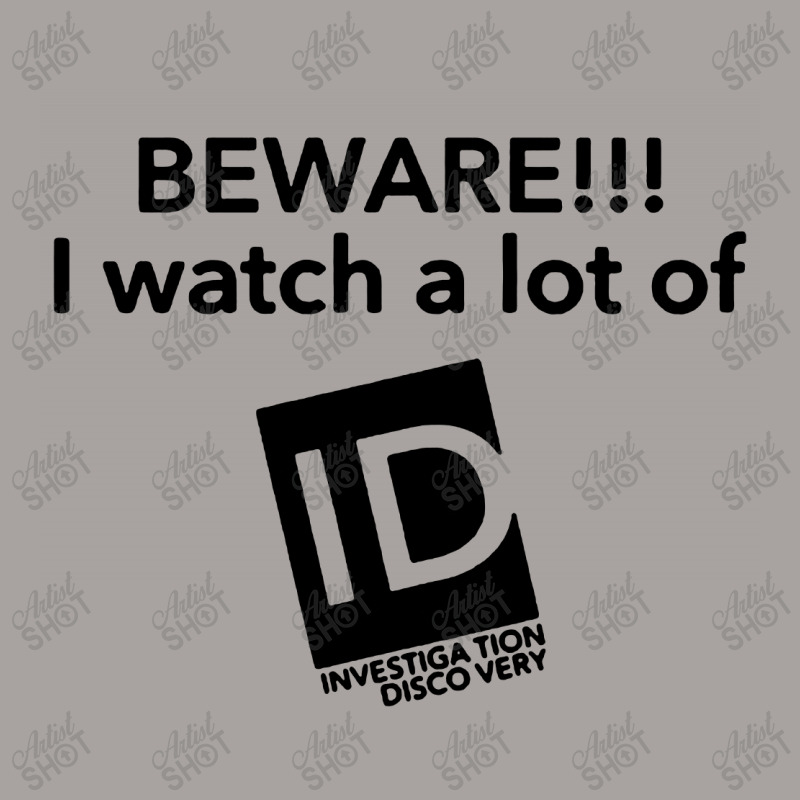 Beware I Watch A Lot Of Id Investigation Discovery Racerback Tank by Li Min Ho | Artistshot