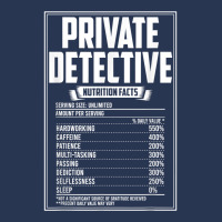 Private Detective Nutrition Facts T Shirt Ladies Denim Jacket | Artistshot