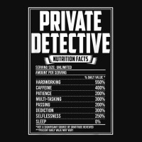 Private Detective Nutrition Facts T Shirt Crop Top | Artistshot