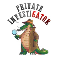 Private Investigator  Cute Alligator Researchers Funny Gift T Shirt Youth Sweatshirt | Artistshot