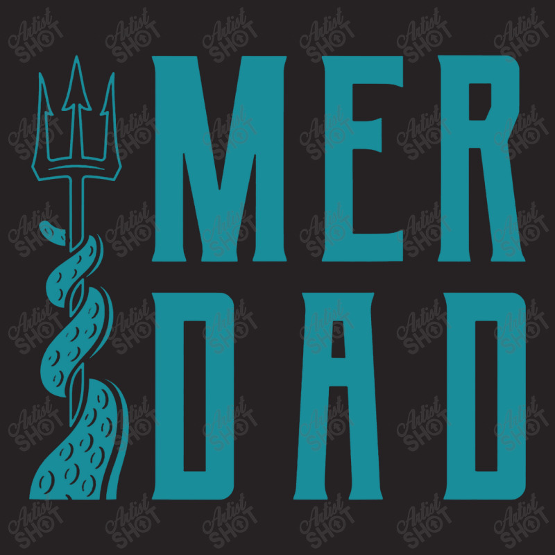 Mens Merdad Trident Mermaid Dad Vintage Cap | Artistshot