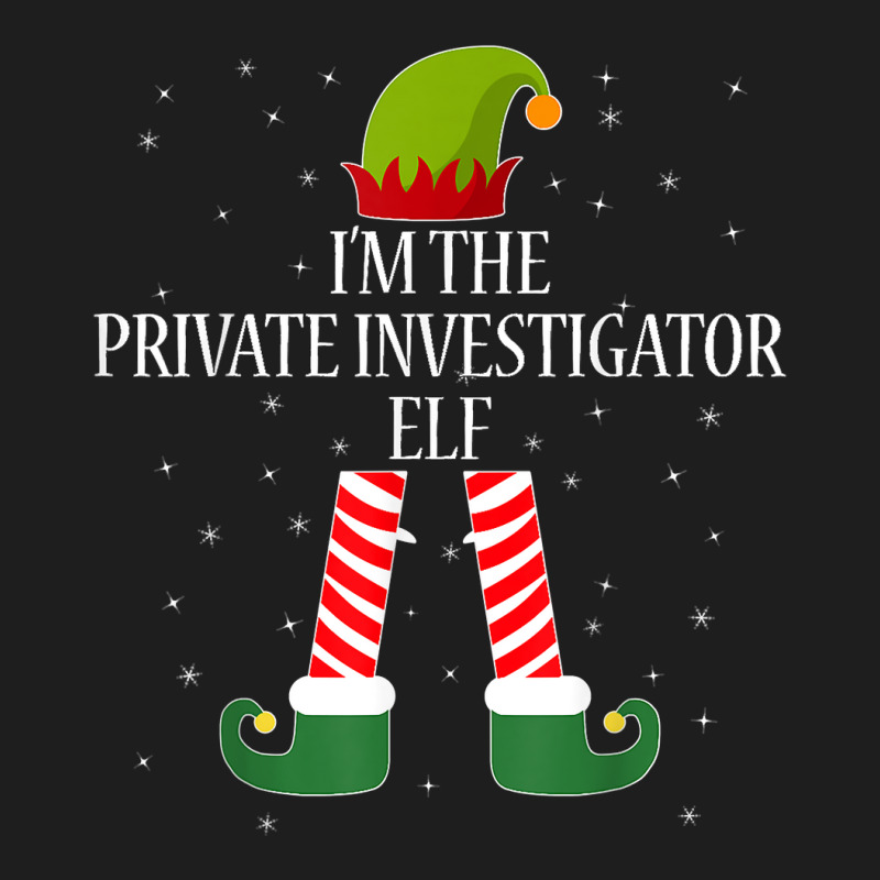 Private Investigator Elf Christmas Gift T Shirt Classic T-shirt by AshleyPenez | Artistshot