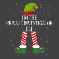 Private Investigator Elf Christmas Gift T Shirt Vintage T-shirt | Artistshot