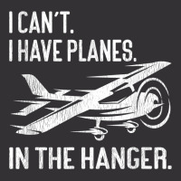 Private Pilot  I Can't I Have Planes In The Hanger Aviation T Shirt Vintage Hoodie And Short Set | Artistshot