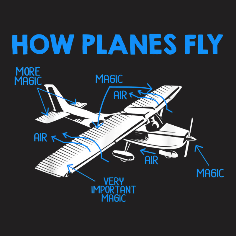 Private Pilot Aerospace Engineer How Planes Fly Engineering T Shirt T-Shirt by AshleyPenez | Artistshot