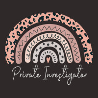 Private Investigator Leopard Rainbow Appreciation T Shirt Racerback Tank | Artistshot