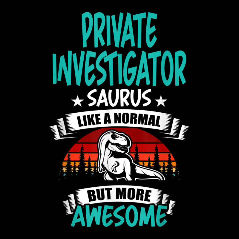 Private Investigator Saurus Like Normal T Rex Dinosaur T Shirt Cropped Hoodie by MoczoTenleigh | Artistshot