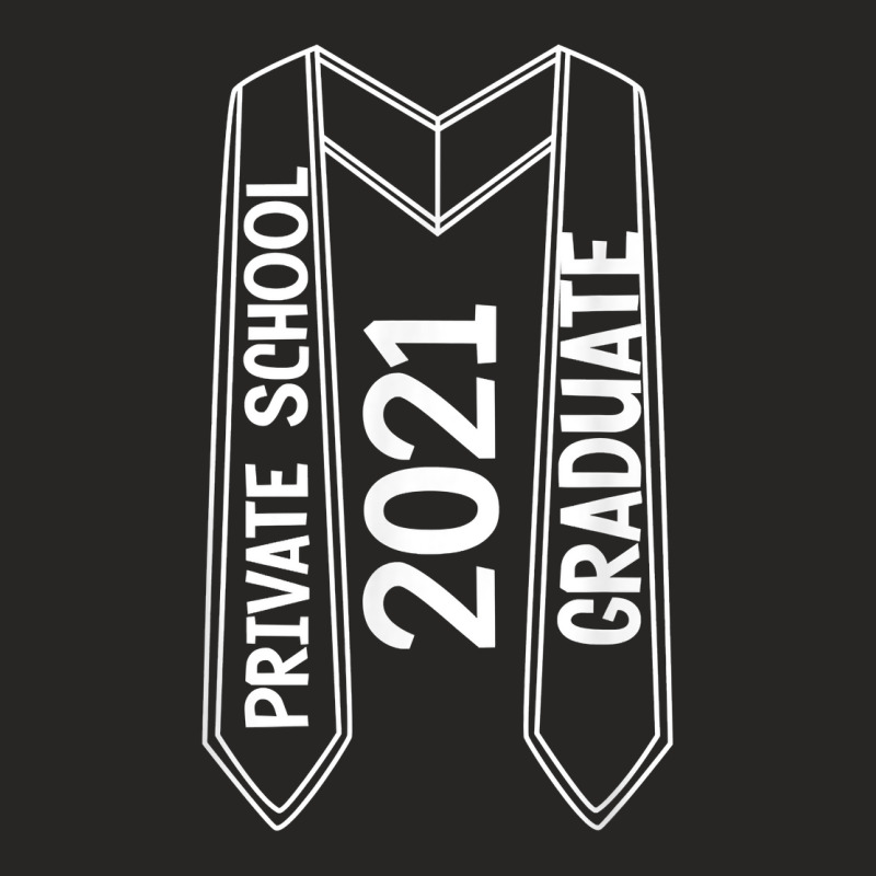 Private School Graduation Sash 2021 T Shirt Ladies Fitted T-Shirt by MoczoTenleigh | Artistshot