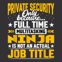 Private Security Job Title   Funny Personal Guard Security T Shirt Vintage Hoodie | Artistshot