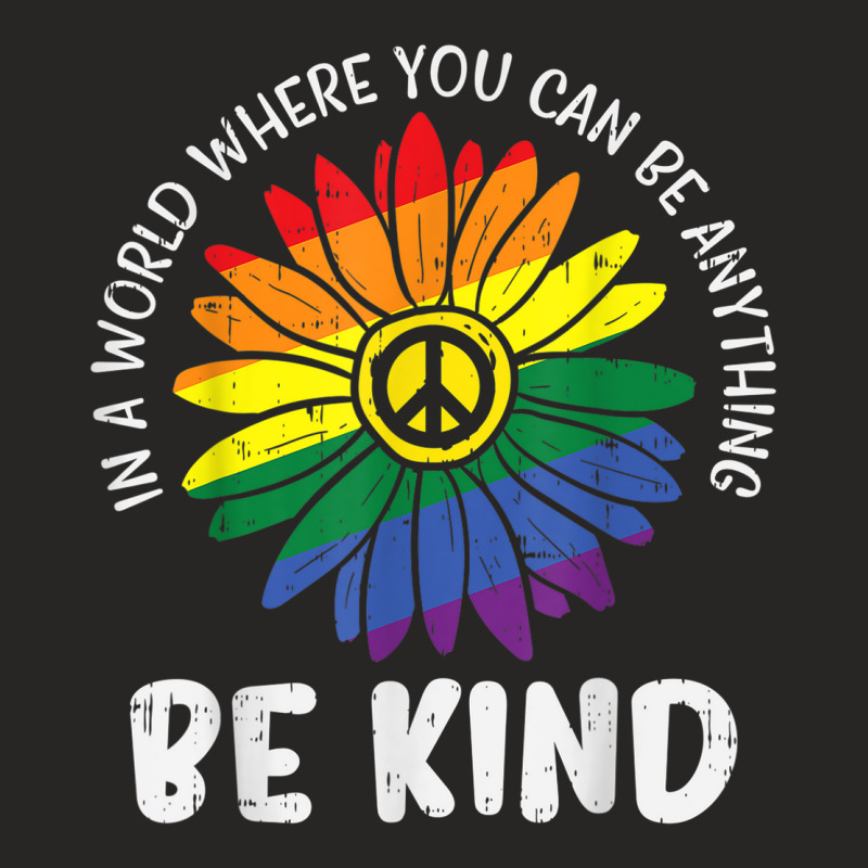 Be Kind Pride Plus Size Graphic Ladies Fitted T-Shirt by 1 T-shirts | Artistshot