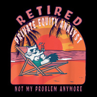 Retired Private Equity Analyst Funny Vintage Retirement T Shirt Youth Jogger | Artistshot