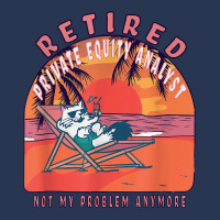 Retired Private Equity Analyst Funny Vintage Retirement T Shirt Men Denim Jacket | Artistshot