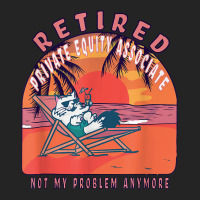 Retired Private Equity Associate Funny Vintage Retirement T Shirt 3/4 Sleeve Shirt | Artistshot