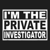 Private Investigator Square Graphic T Shirt Classic T-shirt | Artistshot